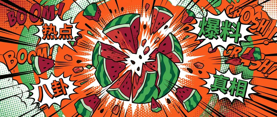 吃瓜不打烊_吃瓜不打烊吃瓜爆料 | 全网最全吃瓜不打烊聚集地 今日头瓜爆炸漫画横幅